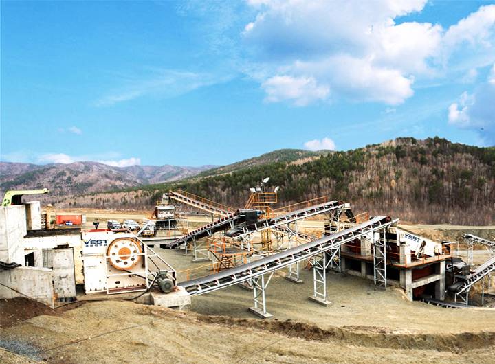 100-150tph Stationary Stone Crushing Plant