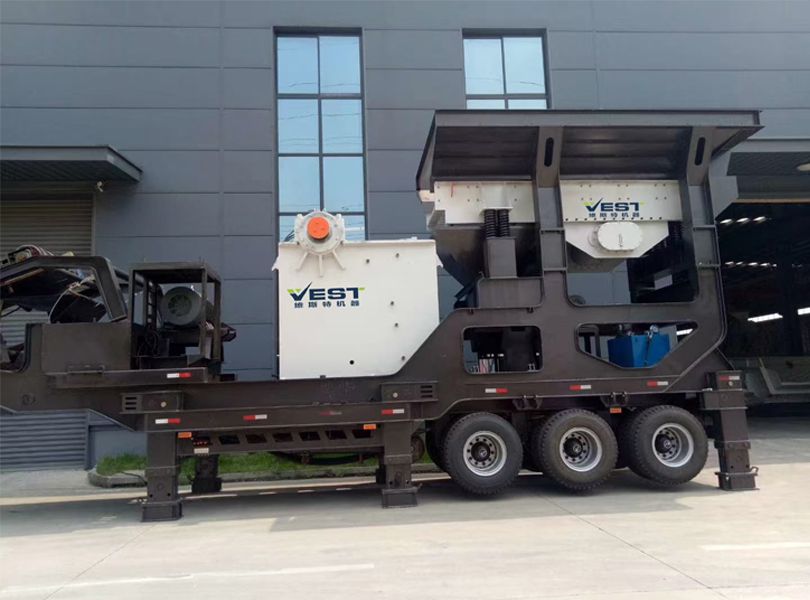 VK Tyre Portable Jaw Crushing Plant