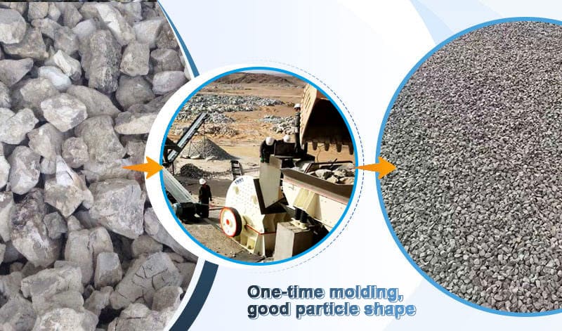 Hammer crusher crushing effect